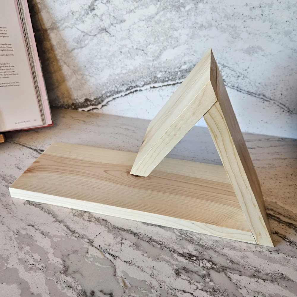 Handcrafted Wood Book Holder Stand - Picture 3 of 6